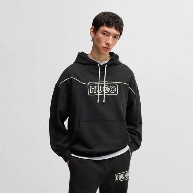 Noiderhood Chain Stitch Logo Hoodie