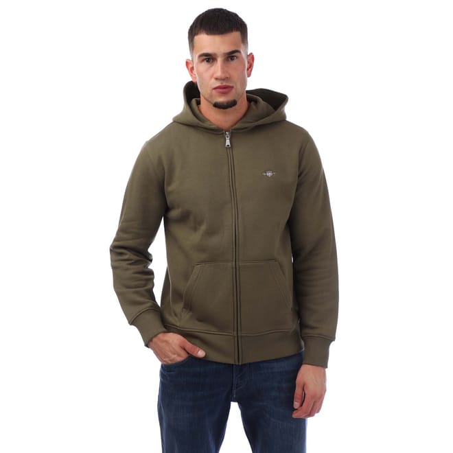 Shield Logo Full Zip Hoodie