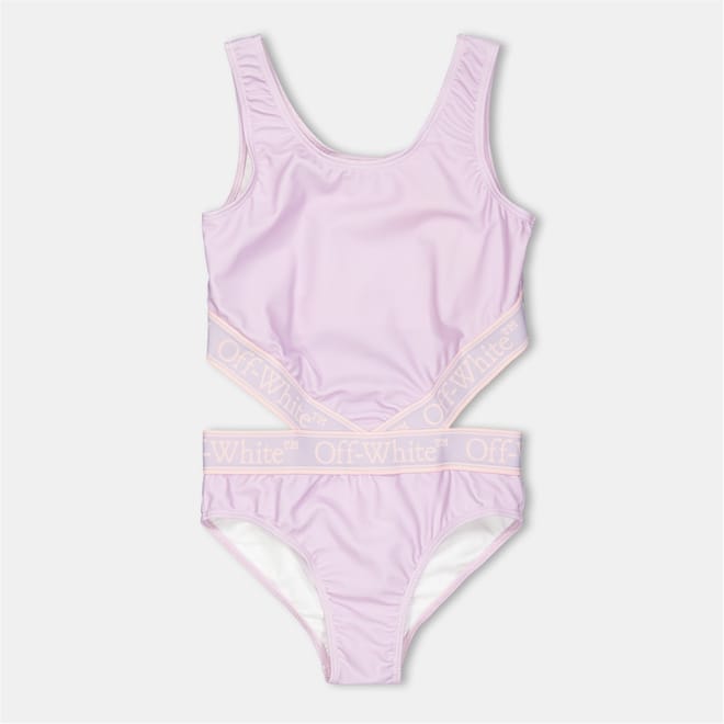 Logo Print Two-Piece Swim Set