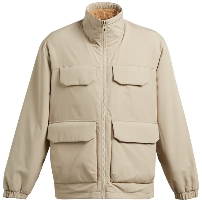 Mission Solid Patterned Softshell Jacket with Chest Pocket