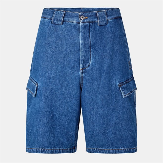 Denim Bermuda Shorts