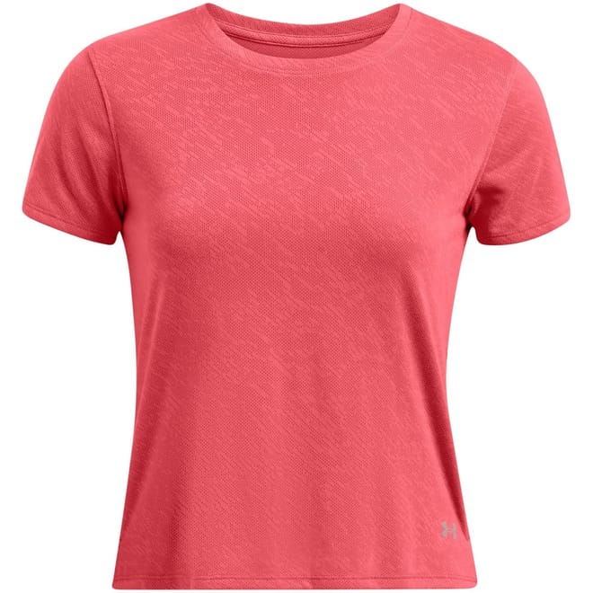 Womens Armour Ua Launch Camo Shortsleeve Running Top