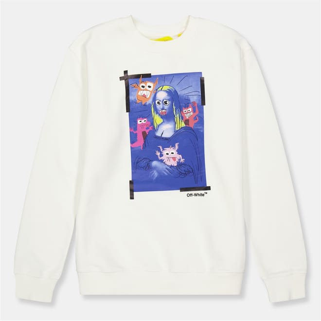 Large Genie Graphic Crew Neck Sweater