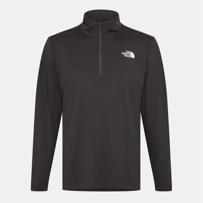 Mist Regular Fit Long Sleeve Zip Neck T-Shirt