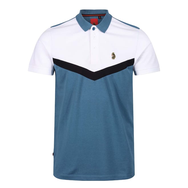 Cala Mayor Chevron Detail Polo Shirt