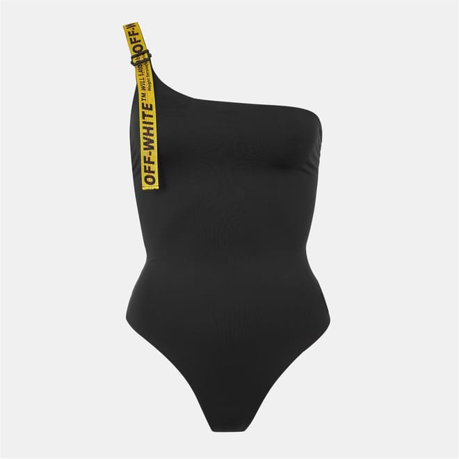 Lettering One-Piece Swimsuit