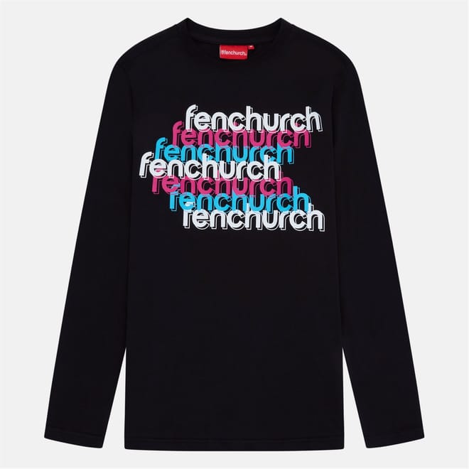 Billings Lettering Regular Fit Long Sleeve T-Shirt