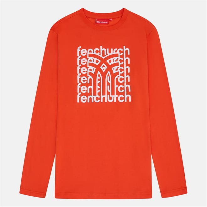 Jones Lettering Regular Fit Long Sleeve T-Shirt