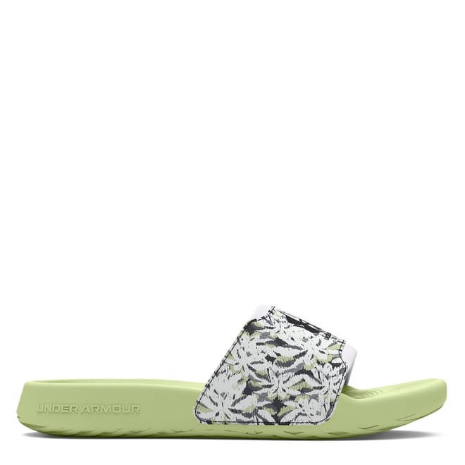 Ignite Floral Open Toe Flatform Slides