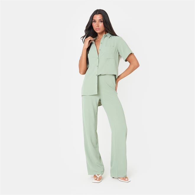 Crepe Short Sleeve Shirt