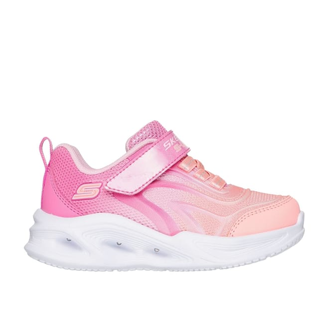Lighted Gore  And  Strap Sneaker W Ombr Light Up Trainers Girls