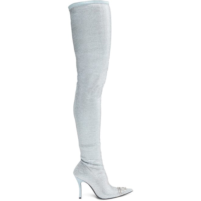 Vnus Textured Over The Knee Stiletto Boots