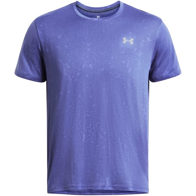 Mens Armour Ua Launch Splatter Ss Running Top