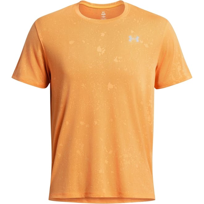 Mens Armour Ua Launch Splatter Ss Running Top