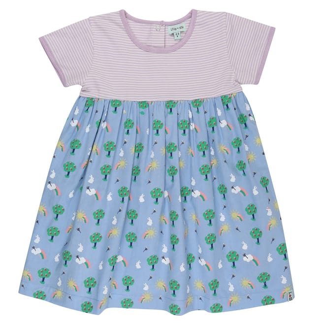  And  Sid Multicoloured Bunny Print Dress