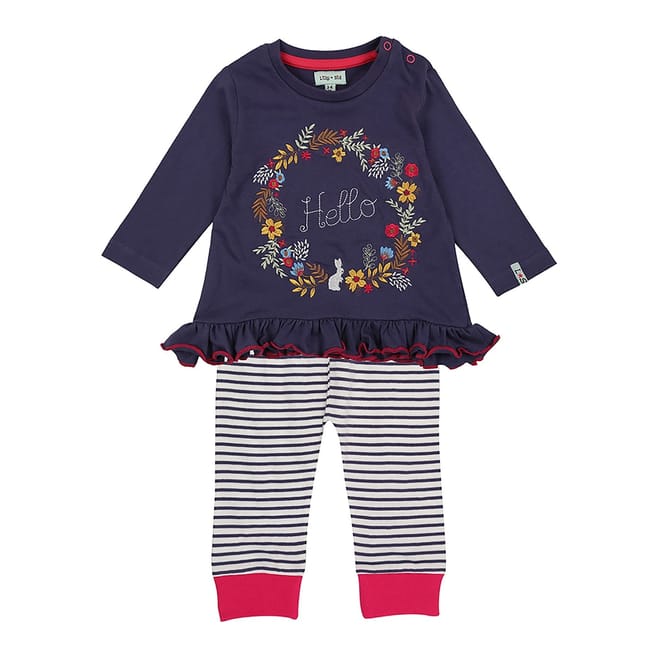 Crew Neck Long Sleeve T-Shirt Legging Coord Set