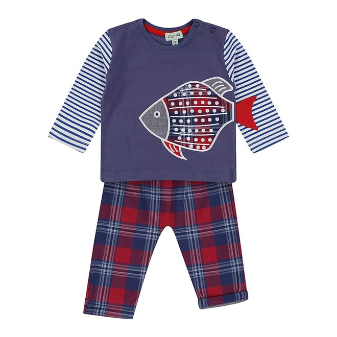 Crew Neck Long Sleeve T-Shirt Coord Set