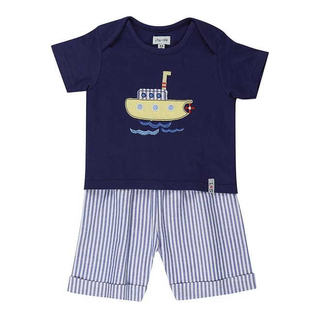 Stripe Short Set