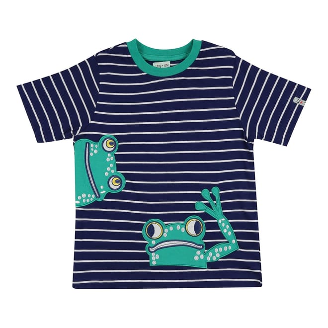 Frog Embroidered Regular Fit T-Shirt