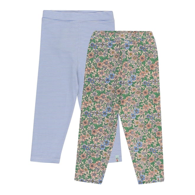 Floral Patterned Slim Leggings 2 Pack