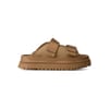 Goldenglow Open Toe Flatform Slides