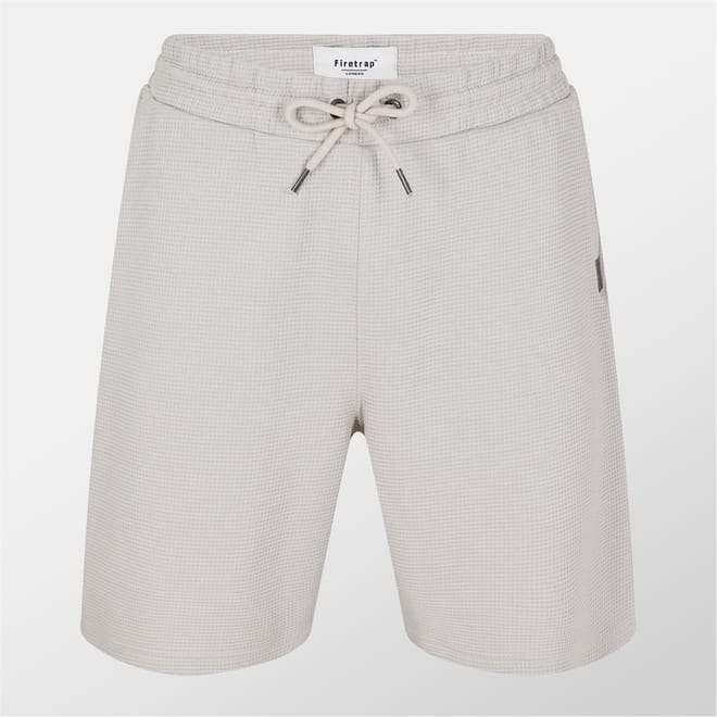 Relaxed Fit Waffle Sweat Shorts