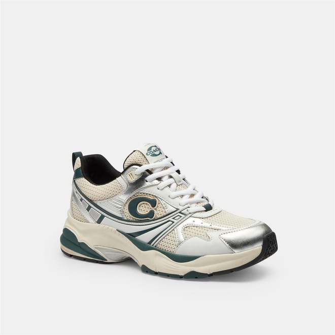 Mesh Low Heel Chunky Trainers