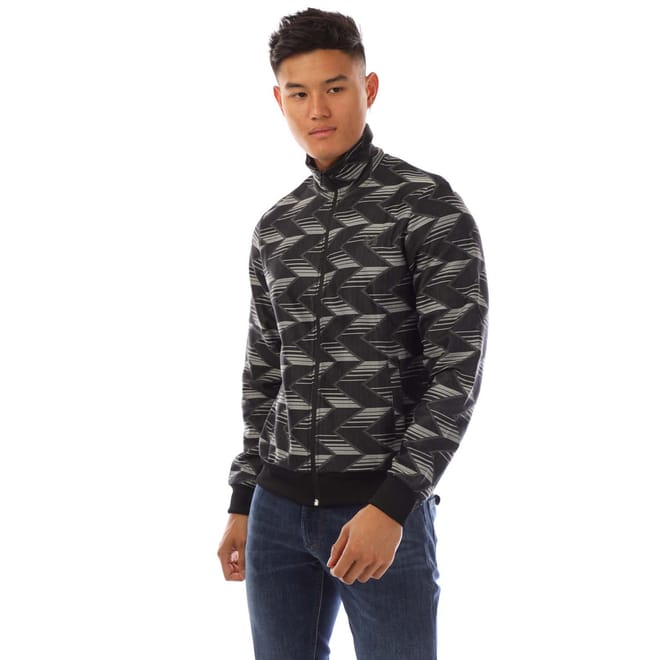 Chevron Striped Track Jacket