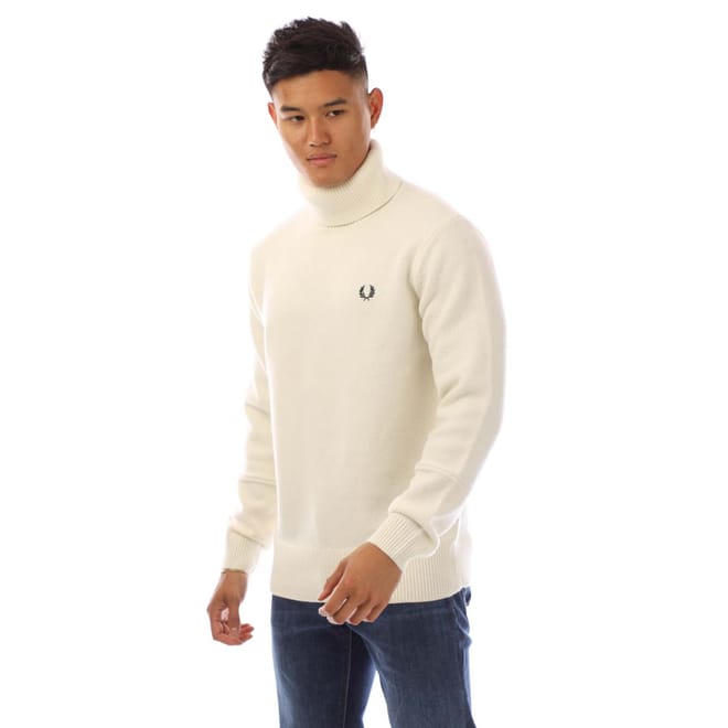 Knitted Roll Neck Sweatshirt