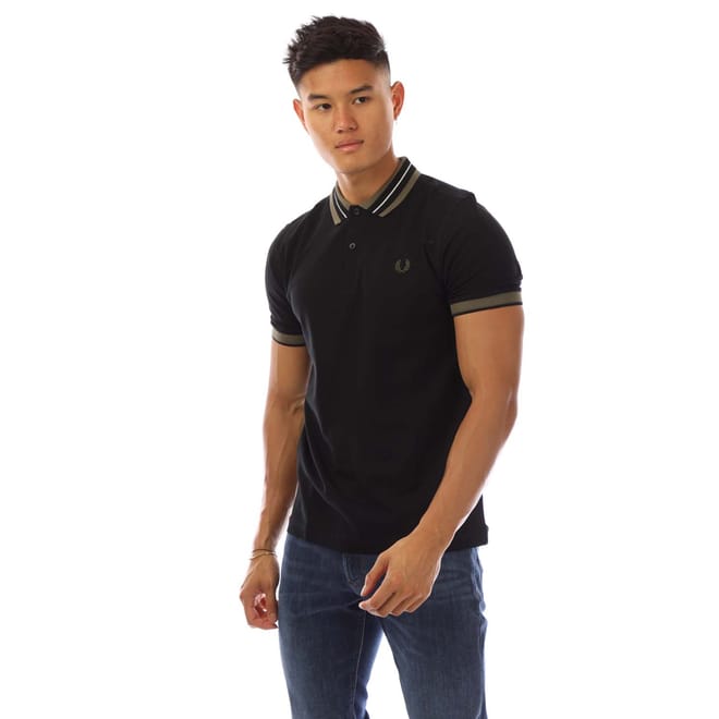 Textured Collar Polo Shirt