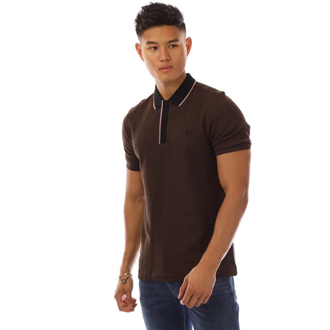 Concealed Placket Polo Shirt