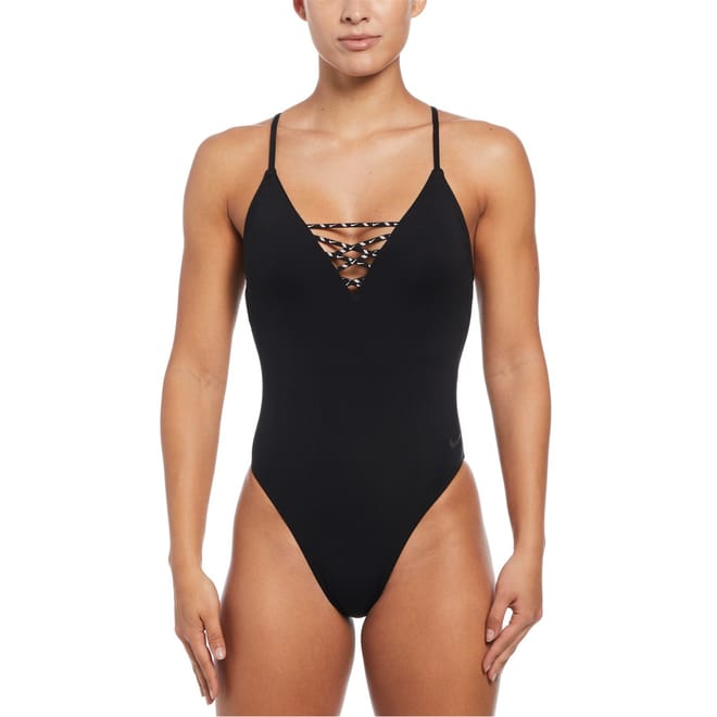 Cross Back One Piece Swimsuit