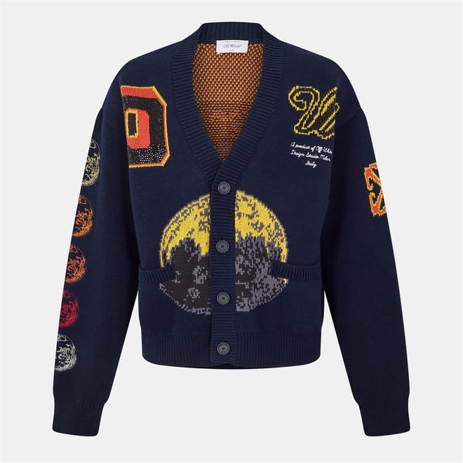 Moon Large Genie Graphic V-Neck Sweater