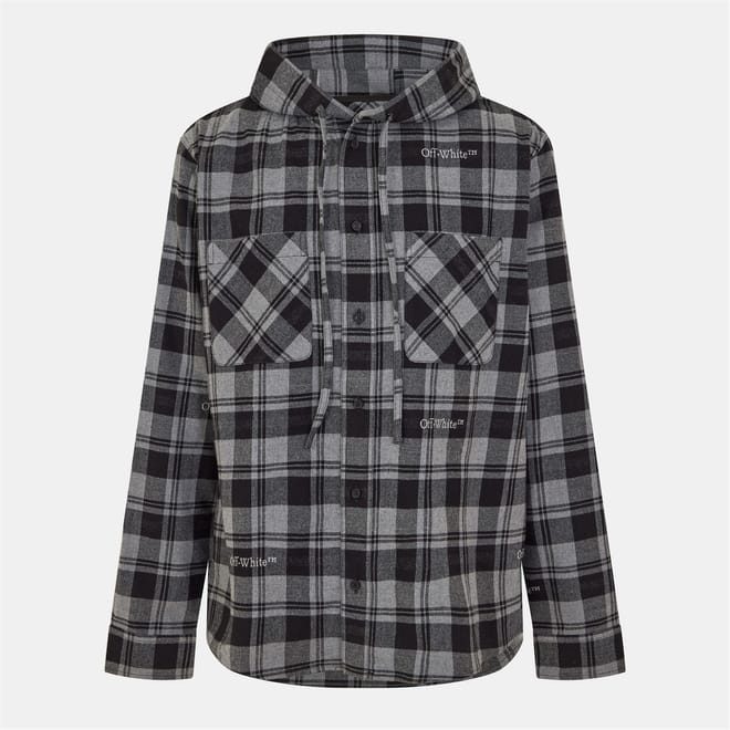 Off Hooded Shirt