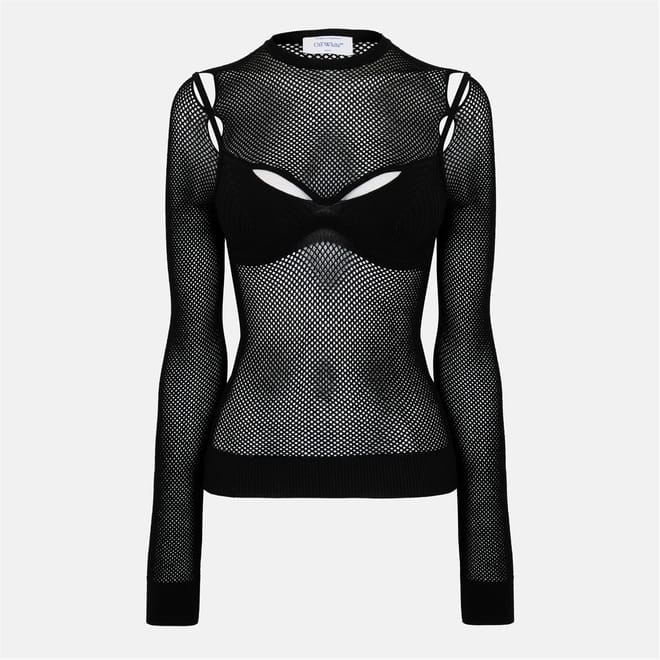 Black Slim Fit Bralette Top