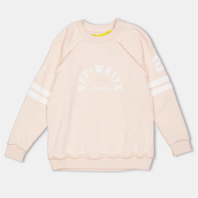 Embroidered Raglan Long Sleeve Crew Neck Sweatshirt