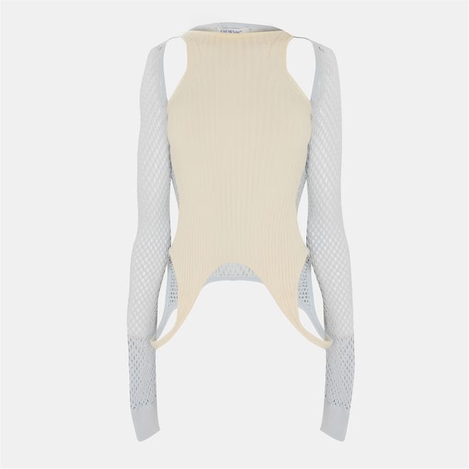 Slim Fit High Neck Long Sleeve Top