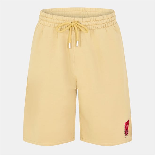 Solid Sweat Shorts with Clean Hem
