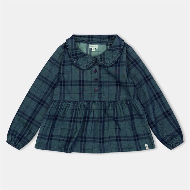 Check Collar Top