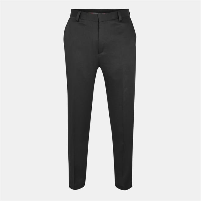 Teagan231x Solid Patterned Straight Trousers