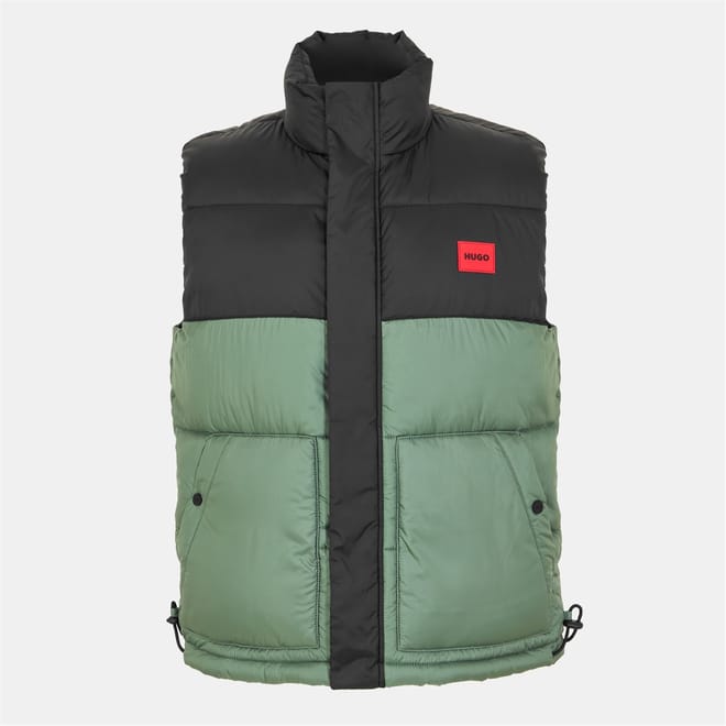 Color Block Puffy Gilet