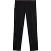 Elof Solid Patterned Slim Straight Trousers