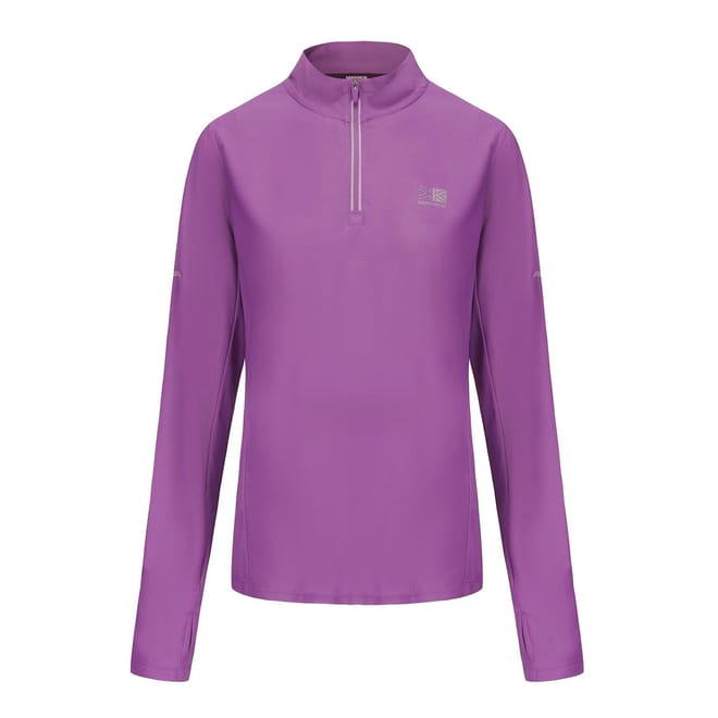 Longsleeve Quarter Zip Top Ladies