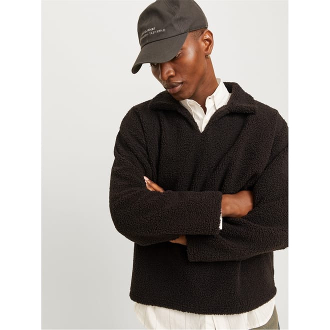 Teddy Relaxed Fit Long Sleeve Sweater