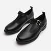 Mary Jane Round Toe Low Block Heel Shoes