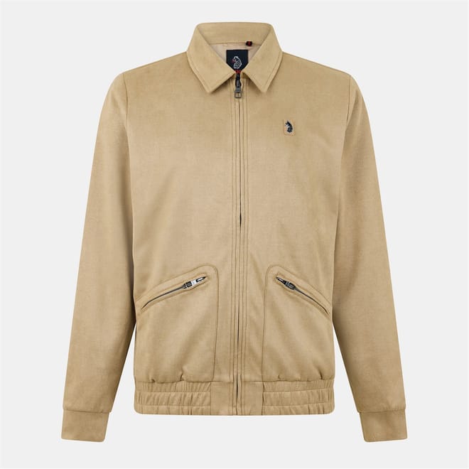 Magnus Solid Patterned Snap Button Ribbed Cuff Bomber Jacket