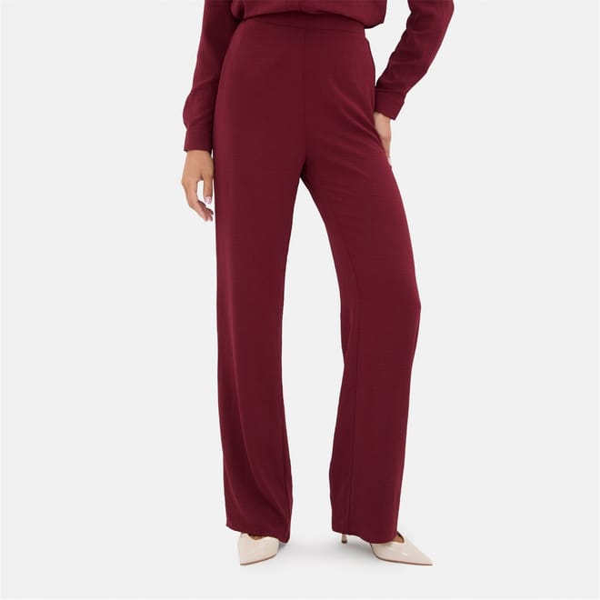 Crepe Wide Leg Trouser