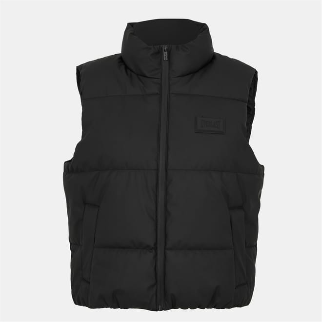 Solid Patterned Puffer Gilet