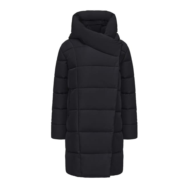 Ottawa Hooded Parka Coat Solid Patterned