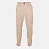 Kane Solid Patterned Straight Trousers